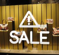 Muursticker Waarschuwing Sale