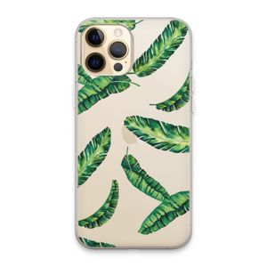 Lange bladeren: iPhone 13 Pro Max Transparant Hoesje