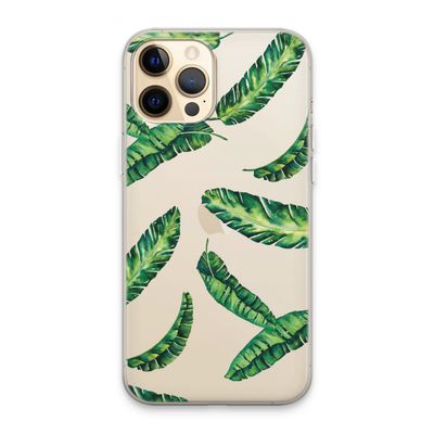Lange bladeren: iPhone 13 Pro Max Transparant Hoesje