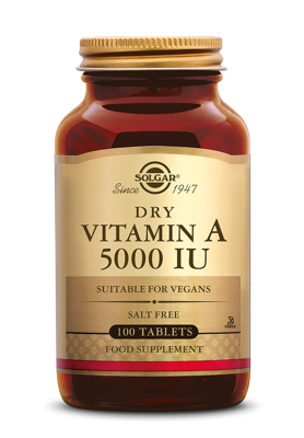 Solgar Vitamine A 5000 IU (1502 mcg) Tabletten