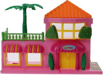 Jonotoys speelhuis Dream House meisjes 16.5 cm oranje