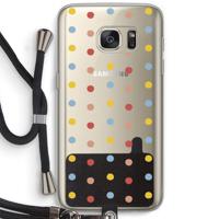 Bollen: Samsung Galaxy S7 Transparant Hoesje met koord