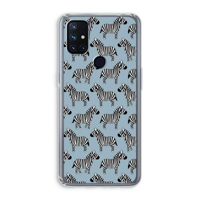 Zebra: OnePlus Nord N10 5G Transparant Hoesje