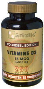 Artelle Vitamine D3 15mcg