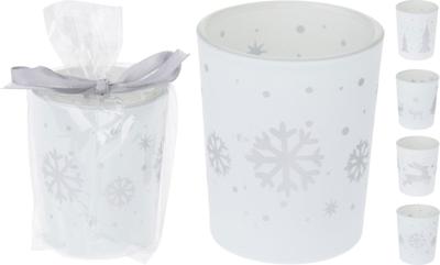 Tealight Holder W Candle 6 cm - Nampook