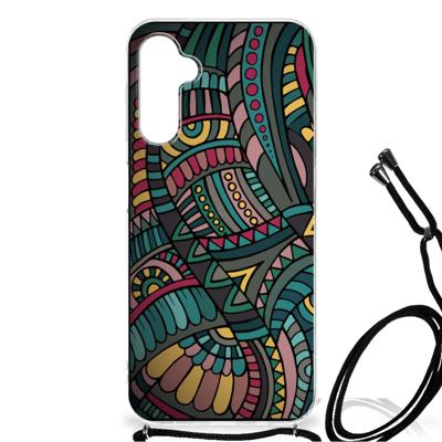 Samsung Galaxy A14 5G Doorzichtige Silicone Hoesje Aztec Samsung Galaxy A14 5G Doorzichtige Silicone Hoesje Aztec