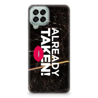 Samsung Galaxy M33 | Siliconen hoesje | met naam Already Taken Black