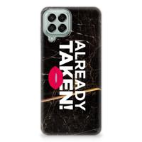 Samsung Galaxy M33 | Siliconen hoesje | met naam Already Taken Black