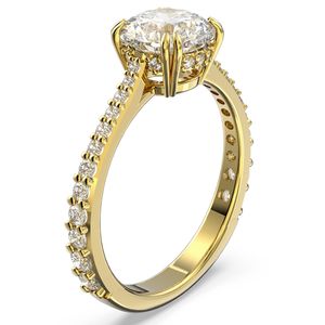 Swarovski 5642621 Ring Constella Cocktail goudkleurig-wit