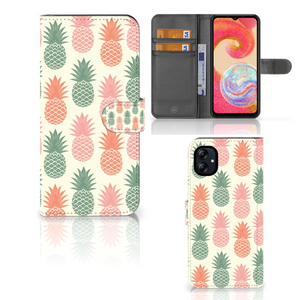 Samsung Galaxy A04e Book Cover Ananas