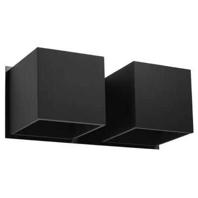 Wandlamp QUAD 2 zwart