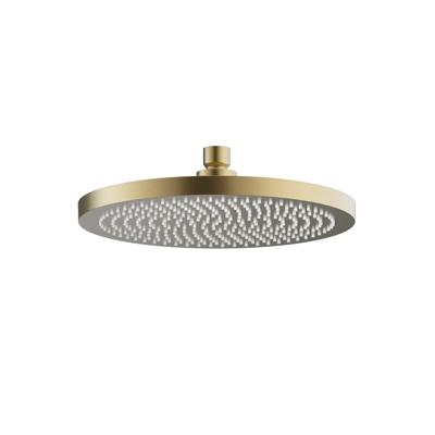 Hoofddouche Hotbath Ace Rond 23 cm Geborsteld Messing PVD