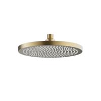 Hoofddouche Hotbath Ace Rond 23 cm Geborsteld Messing PVD