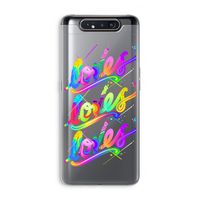 Loves: Samsung Galaxy A80 Transparant Hoesje