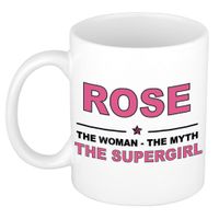 Rose The woman, The myth the supergirl cadeau koffie mok / thee beker 300 ml