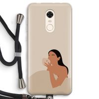 Fresh coffee: Xiaomi Redmi 5 Transparant Hoesje met koord
