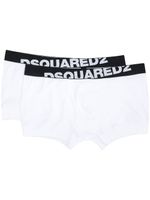 DSQUARED2 boxer à logo - Blanc