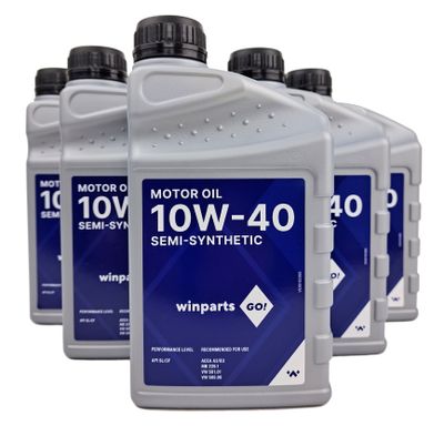 Motorolie Winparts GO! 10W40 A3/B4 5L WP05004