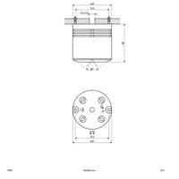 EVN 753801 753801 Inbouwring GU10 50 W Wit