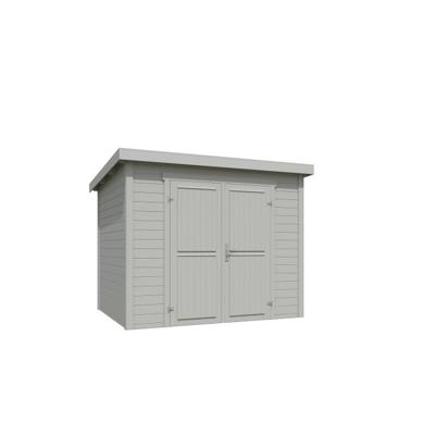 Blokhut Mila 250x200 Platinum Grey - Outdoor life