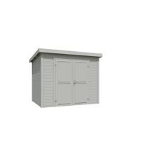 Blokhut Mila 250x200 Platinum Grey - Outdoor life
