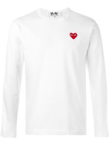 Comme Des Garçons Play t-shirt à patch cœur - Blanc