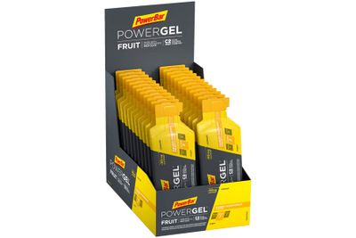 PowerBar Powergel Fruit Energie gel Mango Passievrucht x24 PowerBar Powergel Fruit Energie gel Mango Passievrucht x24