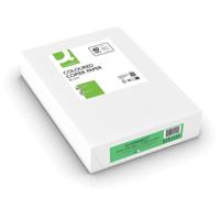 Q-CONNECT gekleurd kopieerpapier, A4, 80g, pak van 500 vel, felgroen