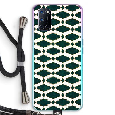 Moroccan tiles: Oppo A72 Transparant Hoesje met koord