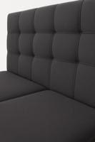OP=OP Hoofdbord Glos 160 x 100 Donkergrijs