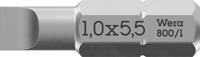 Wera 800/1 Z Sleufschroeven Bits, 1.0 x 5.5 x 25 mm - 1 stuk(s) - 05072059001