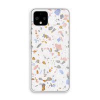 Terrazzo N°8: Pixel 4 Transparant Hoesje