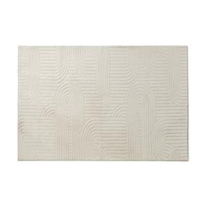 Vloerkleed wave - wit - 120x180 cm