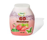 Stevija Stevia limonadesiroop go strawberry Stevija Stevia limonadesiroop go strawberry