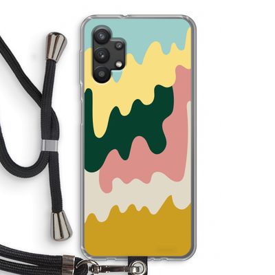 Baar B: Samsung Galaxy A32 5G Transparant Hoesje met koord