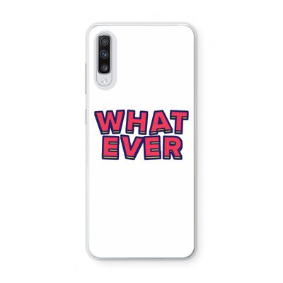 Whatever: Samsung Galaxy A70 Transparant Hoesje