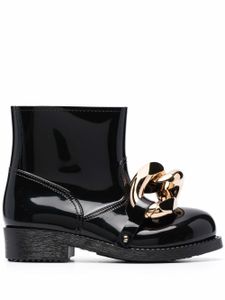 JW Anderson bottines à détail de chaîne - Noir