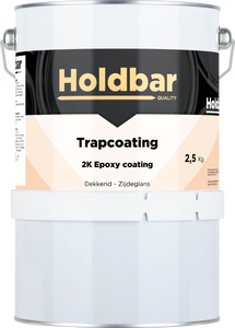 Holdbar Trapcoating Gitzwart (RAL 9005) 2,5 kg