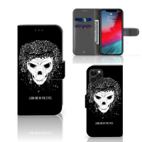 Telefoonhoesje met Naam Apple iPhone 11 Pro Skull Hair - thumbnail