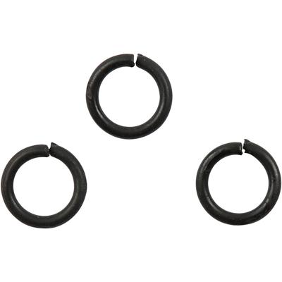 Creativ Company Ringen, afm 7 mm, dikte 1 mm, zwart, 50 stuk/ 1 doos