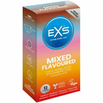 Condooms EXS Mixed Chocolade Staart Aardbei Kauwgom 12 Stuks