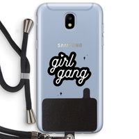 Girl Gang: Samsung Galaxy J5 (2017) Transparant Hoesje met koord