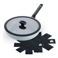 Enjoy hapjespan Light Blue 28 cm + Panbeschermers