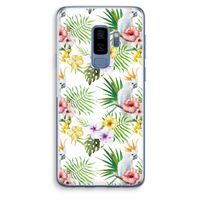 Gele kuif: Samsung Galaxy S9 Plus Transparant Hoesje