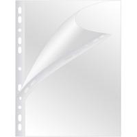 Q-CONNECT geperforeerde showtas A4 11-gaatsperforatie PP glanzend, pak van 100 stuks