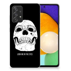 Silicone Back Case Samsung Galaxy A52 (5G/4G) Skull Eyes