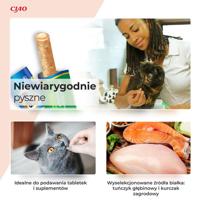 INABA Churu Rolls Chicken recipe wraps Tuna with scallop recipe - Kattensnoepje - 4x10 g