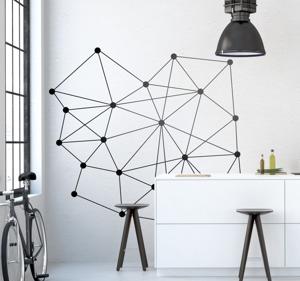 Sticker decoratie punten