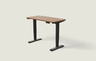 Desktronic HomePro bureau Zwart / Walnoot / 120x60 cm