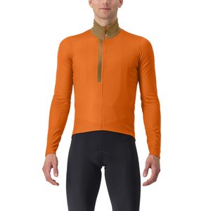 Castelli Entrata Thermal fietsshirt lange mouw oranje heren M